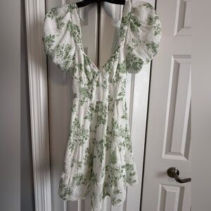 Windsor Green Floral Mini Dress